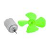 Aexit 2pcs DC Electrical equipment 3V 0.13A 6500RPM Green Strong Force Motor 4 Vanes 56mm Dia Propeller for RC Aircraft view 4