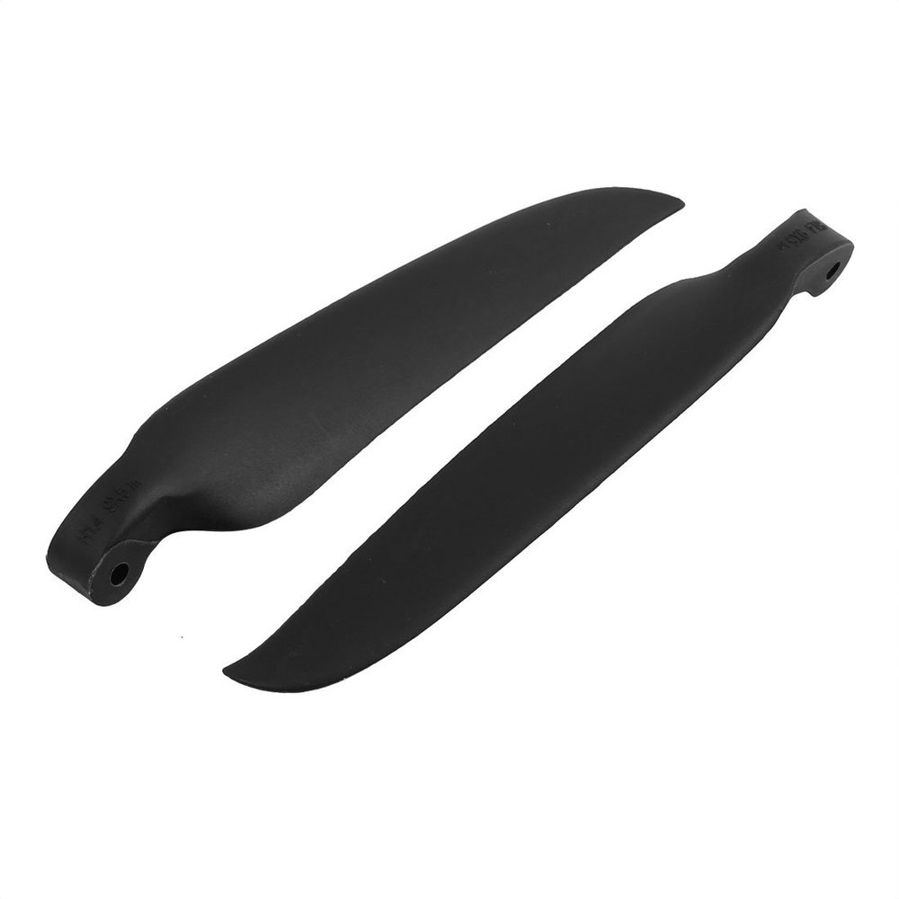 Aexit 2-vane Black Electrical equipment Plastic RC Airplane Prop Propeller Paddle 9050 Shaft Adapter Ring