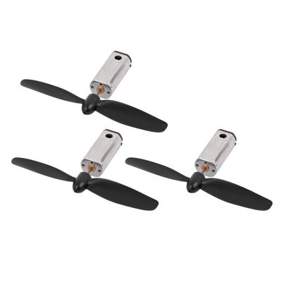 Aexit 3Pcs DC Electrical equipment 4.5V 35000RPM N50 Motor w CW Helicopter Propeller for RC Quadcopter