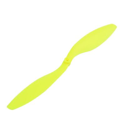 Aexit 2-vane Yellow Electrical equipment Plastic RC Airplane Prop Propeller Paddle 1047 Shaft Adapter Ring