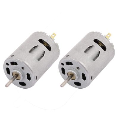 Aexit 2pcs R385 Electrical equipment DC24V Mini Electric Motor High Speed 28000RPM for RC Model