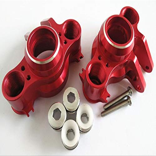 Aluminum Axle Carriers Left & Right -1PR Red for 1/10 RC E-REVO 2.0 VXL 8635 Traxxas