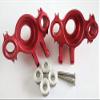 Aluminum Axle Carriers Left & Right -1PR Red for 1/10 RC E-REVO 2.0 VXL 8635 Traxxas view 2