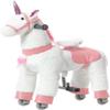 JoJoPooNy Ride on Unicorn Toys for Girls, Ride on Horse Riding Pony for Children 3-6 Years Old, Rideable Plush Walking Horse Animal with Wheels view 1
