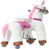JoJoPooNy Ride on Unicorn Toys for Girls, Ride on Horse Riding Pony for Children 3-6 Years Old, Rideable Plush Walking Horse Animal with Wheels view 2