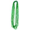 PMU 12 Pcs Green Metallic Beads Necklaces for Mardi Gras, Christmas, New Year's Day, Carnival Party Favors view 1