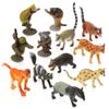 ArtCreativity Rainforest Figurines Toys Set - 12 Pack - Mini Plastic Jungle Rain Forest Figures for Kids and Toddlers - Birthday Party Favors, Giveaways, Goody Bag Fillers, for Boys and Girls view 1