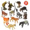 ArtCreativity Rainforest Figurines Toys Set - 12 Pack - Mini Plastic Jungle Rain Forest Figures for Kids and Toddlers - Birthday Party Favors, Giveaways, Goody Bag Fillers, for Boys and Girls view 2