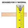 Outwater Plastics Clear 1/2" Rigid Vinyl Clear Plastic U-Channel/C-Channel 46 Inch Lengths (Pack of 3) view 3