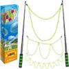 E-Know Bubble Wand,3 Style Giant Bubble Wand Outdoor Toy for Kids, Recyclable Stainless Steel,Telescopic Design Bubble Party Favors, Works Best Bubbleventi Bubble Mix view 1