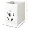 MintShake Hand-Painted Custom for IKEA Drona Storage Box Bin Expedit/Kallax Insert for Nursery, playroom or Office (Soccer) view 2