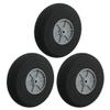 Aexit 3pcs RC Electrical equipment Electric Toys Airplane Sponge Spoke Wheel D75mm H20mm d3mm view 1