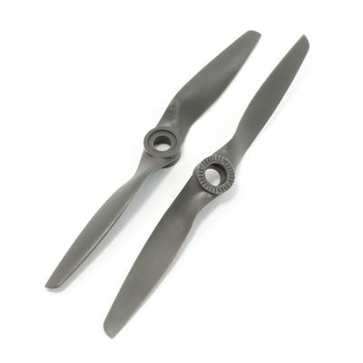 Aexit 2Pcs APC Electrical equipment Style 5x5E 2 Vane Propellers w Adapter Rings for RC Airplane