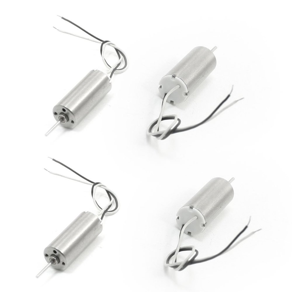Aexit 4Pcs 0.8mm Electrical equipment Dia Shaft RC Aircraft Helicopter Motor DC 1.5V-3V 42000RPM