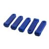 Aexit 5pcs RC Electrical equipment Toys Fixed Wing Airplane Repairing 37.5x9.5x5mm Nylon Rocker Head Blue view 1