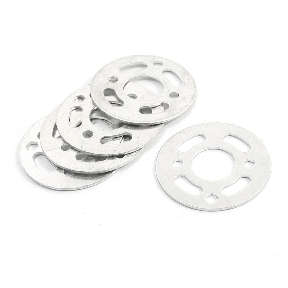 Aexit 5pcs Silver Electrical equipment Tone Aluminum Quadcopter Motor Mount 26 x 10 x 0.8mm