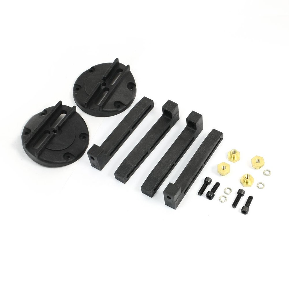 Aexit 2Set RC Electrical equipment Aircraft Spare Parts Round Base 13.5-79mm Adjustable Engine Mounts