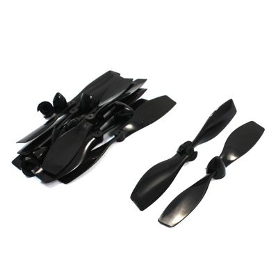 Aexit 10pcs RC Electrical equipment Model Plane Motor 2-Vane Prop Propeller Paddles 7.5 x 1.2cm