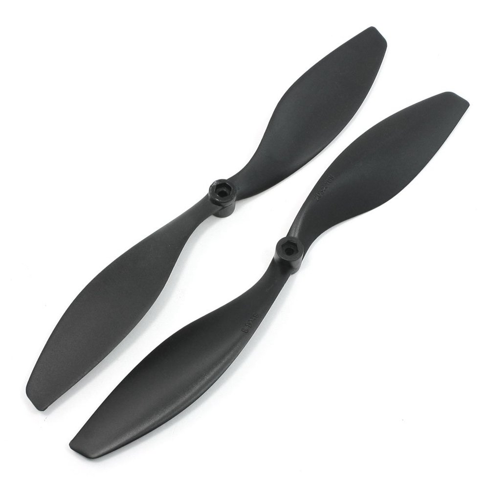 Aexit 2 x Electrical equipment RC Airplane Model Plane Propellers Props Black 203x109mm 8x4.3 EP8043