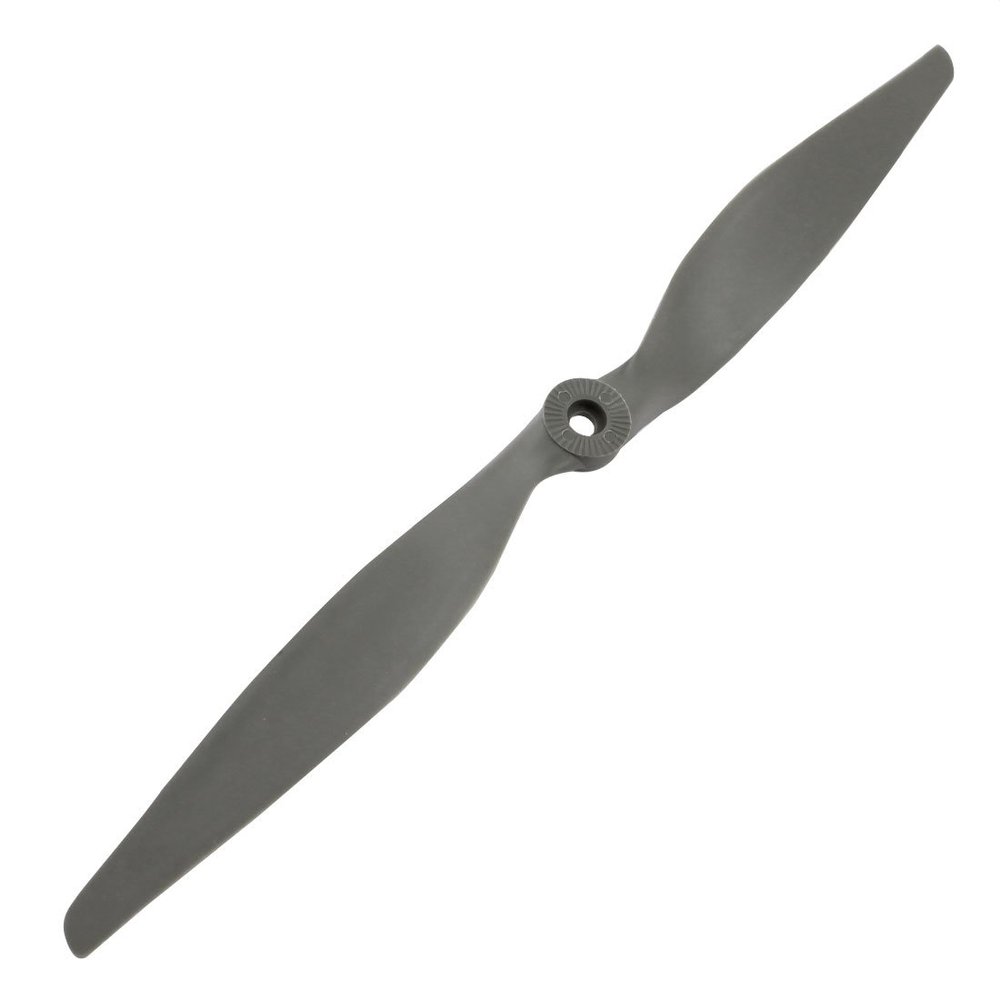 Aexit 6.5" Pitch Electrical equipment 13" Rotating Dia Gray Plastic Motor Shaft Adapter APC Thin Electric RC Aircraft Airplane Prop