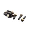 Aexit 8Pcs RC Electrical equipment Car Spare Parts Tie Rod Ends Brass Ball Link 2x2x24mm view 1