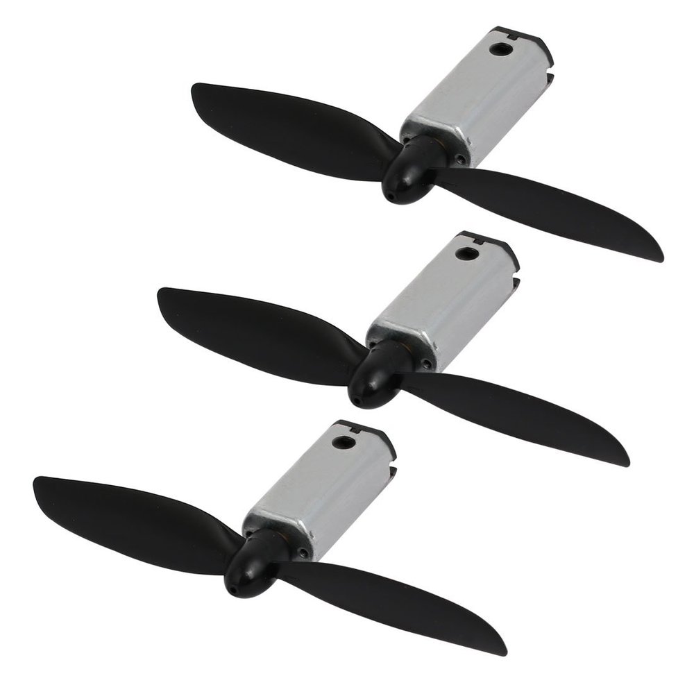 Aexit 3Pcs DC Electrical equipment 3.7V 15000RPM N50 4-Axis Motor w CCW Propeller for RC Micro Aircraft Glider