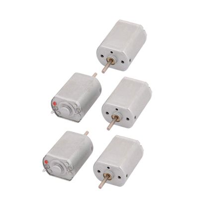 Aexit 5pcs FF130 Electrical equipment DC6V Mini Electric Motor High Speed 18000RPM for RC Model
