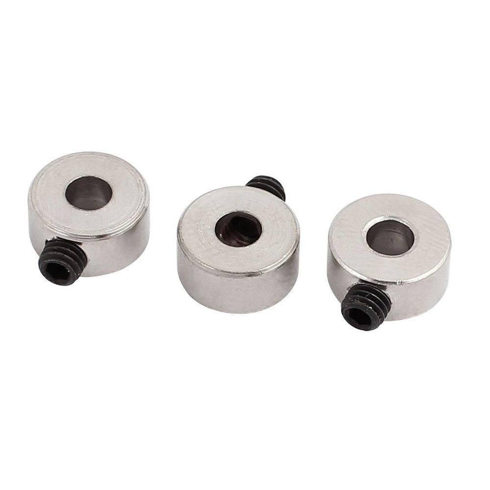Aexit 3Pcs RC Electrical equipment Airplane Landing Gear Wheel Stoppers 3.1mm Inner Dia H4.0mm