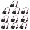 Aexit 10Pcs 100mm Electrical equipment M/F JR RC Quadcopter Y Servo Extension Lead Wire Cable view 1