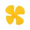 Aexit Brushless Motor Electrical equipment 4 Vanes RC Boat Airplane Propeller 1.6-inch Dia Yellow 3PCS view 2