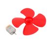Aexit DC 3V Electrical equipment 13500RPM Large Torque Motor 4 Vanes Propeller Red for RC Boat Airplane view 2