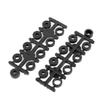 Aexit 2Pcs Black Electrical equipment Plastic RC Airplane Prop Propeller Paddle 9x4.5 + Shaft Adapter Rings view 2