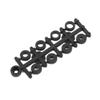 Aexit 1 set Electrical equipment Green Plastic RC Airplane Prop Propeller Paddle 9045 + Shaft Adapter Ring view 4