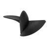 Aexit 1 Pcs Electrical equipment M4 x 45 x 31.5mm Right 2-Vane Rotating RC Boat Prop Propeller Black view 1