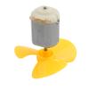 Aexit 2Pcs DC1.5V Electrical equipment 21000RPM High Torque Motor 4 Vanes 50mm Dia DIY RC Propeller Yellow view 4