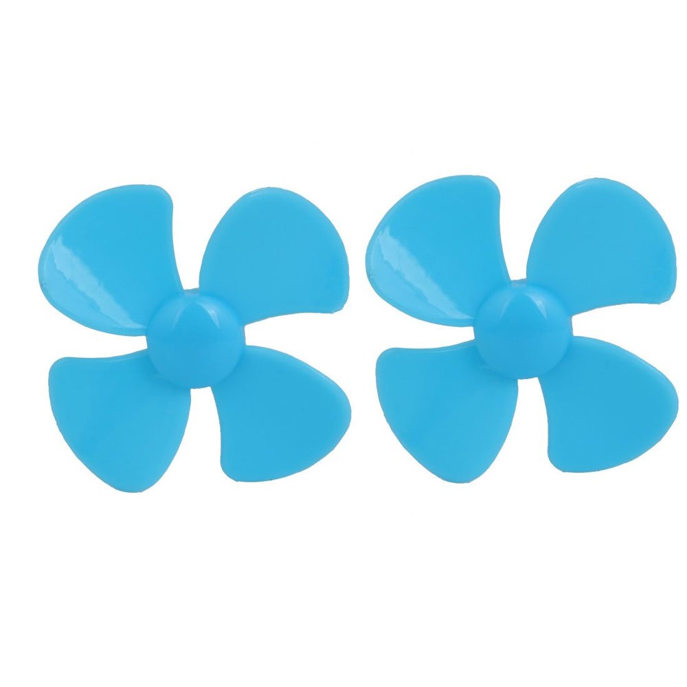 Aexit 2PCS Brushless Electrical equipment Motor 4 Vanes RC Boat Airplane Propeller 1.6-inch Dia Blue