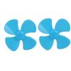 Aexit 2PCS Brushless Electrical equipment Motor 4 Vanes RC Boat Airplane Propeller 1.6-inch Dia Blue view 1