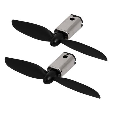 Aexit 2Pcs DC Electrical equipment 3.7V 25000RPM N30 4-Axis Motor w CCW Propeller for RC Micro Aircraft Glider