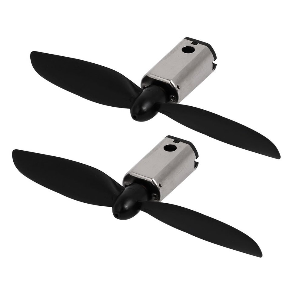 Aexit 2Pcs DC Electrical equipment 3.7V 25000RPM N30 4-Axis Motor w CCW Propeller for RC Micro Aircraft Glider
