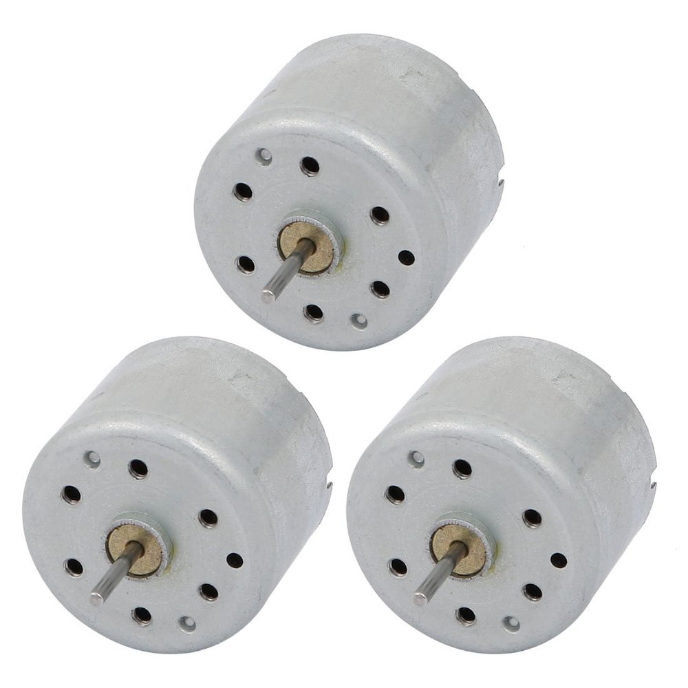 Aexit 3Pcs DC6V Electrical equipment 6000RPM Cylinder Magnetic Electric Micro DC Motor R330 for RC Model Toy