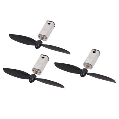 Aexit 3Pcs DC Electrical equipment 4.5V 25000RPM N50 Motor w CCW Helicopter Propeller for RC Quadcopter
