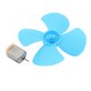Aexit DC 3V Electrical equipment 0.5A 21500RPM Strong Force Motor 4 Vanes 100x2.3mm Propeller Blue for RC Aircraft view 3