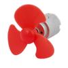 Aexit DC 3V Electrical equipment 0.05A 12500RPM Strong Force Motor 3 Vanes Red Propeller 50mmx2mm view 1