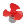 Aexit DC 3V Electrical equipment 0.05A 12500RPM Strong Force Motor 3 Vanes Red Propeller 50mmx2mm view 4