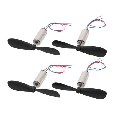 Aexit 2Pairs DC Electrical equipment 3.7V 45000RPM 7x16mm Motor w CW CCW Propeller for RC Quadcopter