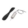 Aexit 3Pcs DC Electrical equipment 3.7V 30000RPM 7x16mm Motor w Helicopter CW Propeller for RC Quadcopter view 2