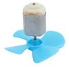 Aexit 2Pcs DC Electrical equipment 3V 0.13A 17000RPM Large Torque Motor 4 Vanes 60mm Dia RC Propeller Blue view 4