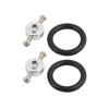 Aexit 2Set 2.3mm Electrical equipment Hole Dia 5.5mm Shaft Dia RC Propeller Prop Saver Adapter w Black Rubber O Ring view 1