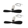 Aexit 2Pcs DC Electrical equipment 3.7V 30000RPM 7x16mm Motor w Helicopter CW Propeller for RC Quadcopter view 1