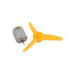 Aexit DC3V 17500RPM Electrical equipment LargeTorqueMotor 80mmDia. With 3Propeller-blades For RC Model view 3